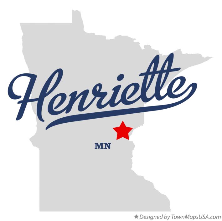 Map of Henriette Minnesota MN