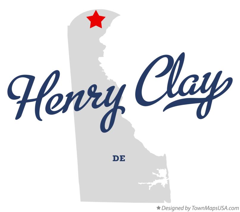 Map of Henry Clay Delaware DE