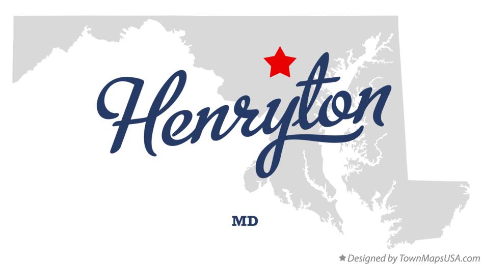 Map of Henryton Maryland MD