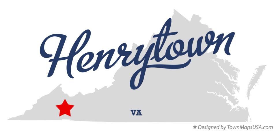 Map of Henrytown Virginia VA