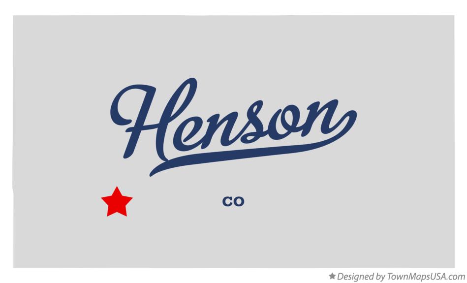 Map of Henson Colorado CO