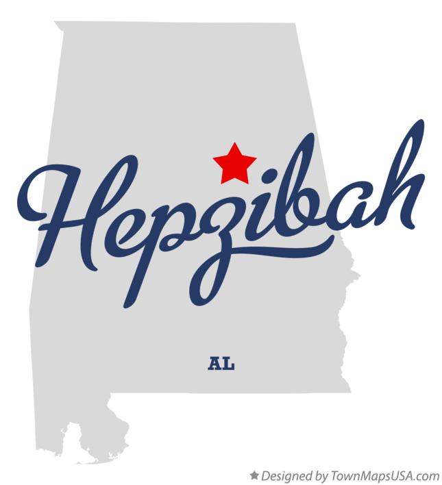 Map of Hepzibah Alabama AL