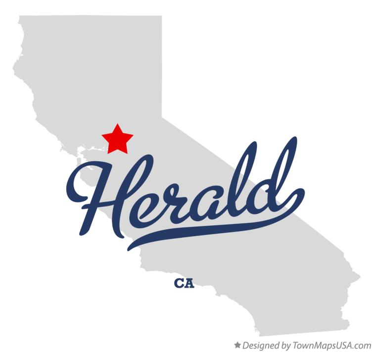 Map of Herald California CA