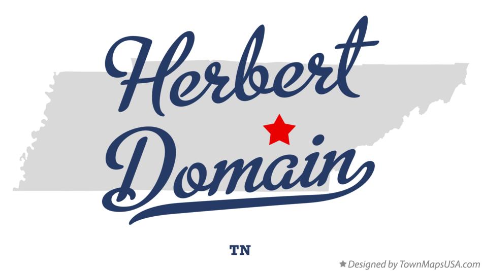 Map of Herbert Domain Tennessee TN