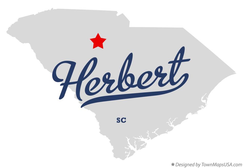 Map of Herbert South Carolina SC
