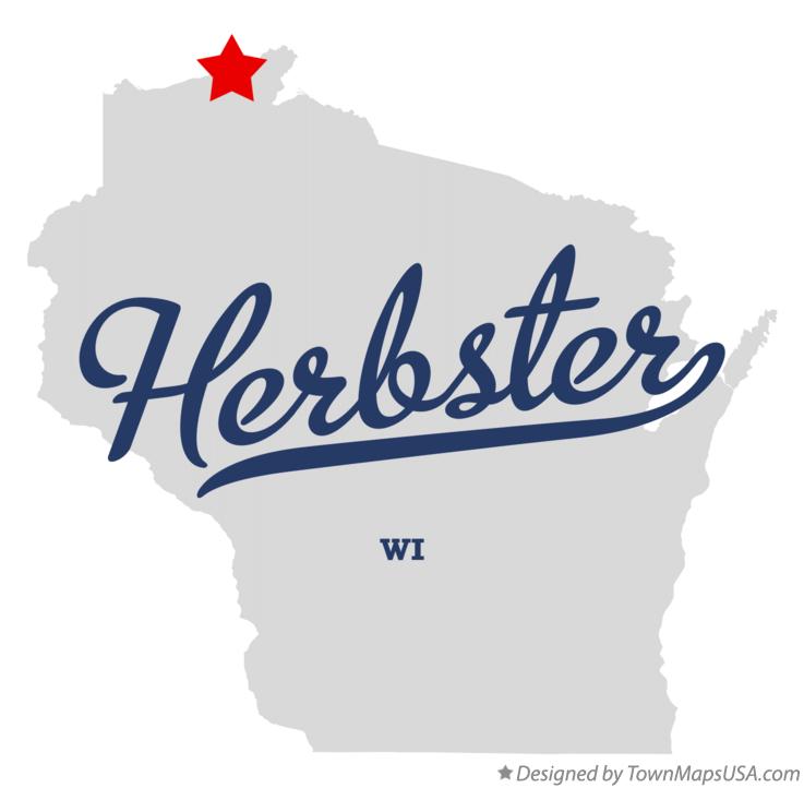 Map of Herbster Wisconsin WI