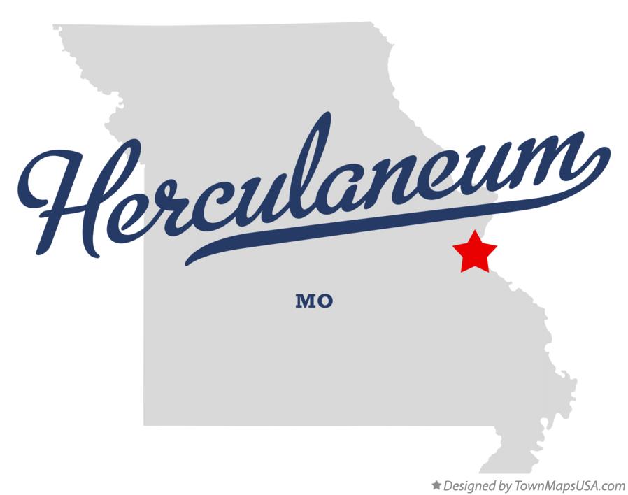 Map of Herculaneum Missouri MO