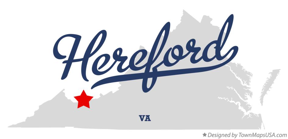 Map of Hereford Virginia VA
