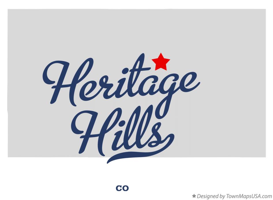 Map of Heritage Hills Colorado CO