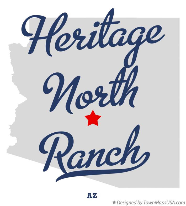 Map of Heritage North Ranch Arizona AZ