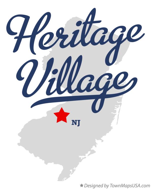 Map of Heritage Village New Jersey NJ