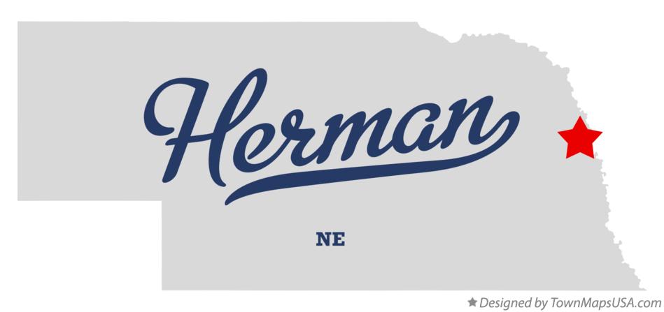 Map of Herman Nebraska NE