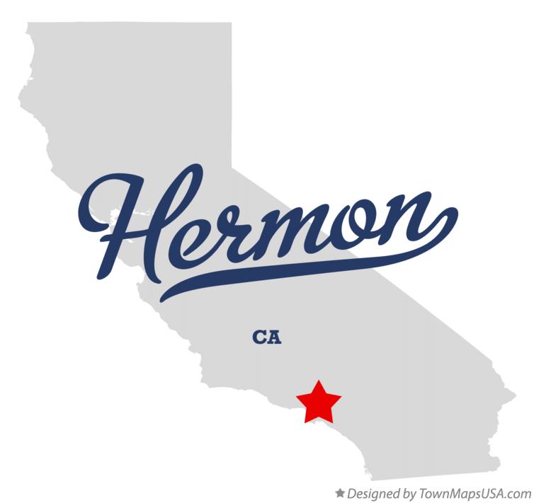 Map of Hermon California CA