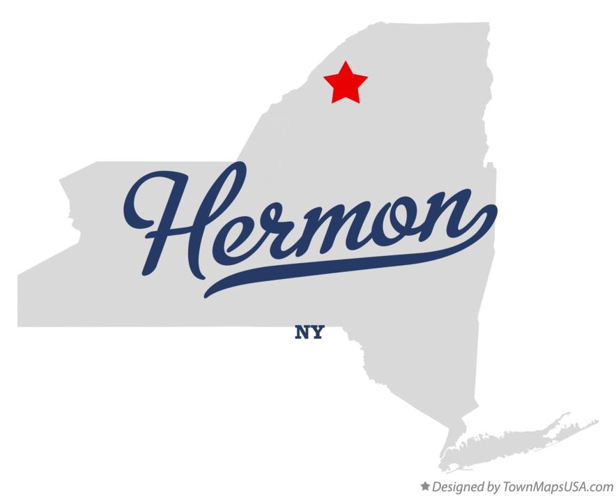 Map of Hermon New York NY