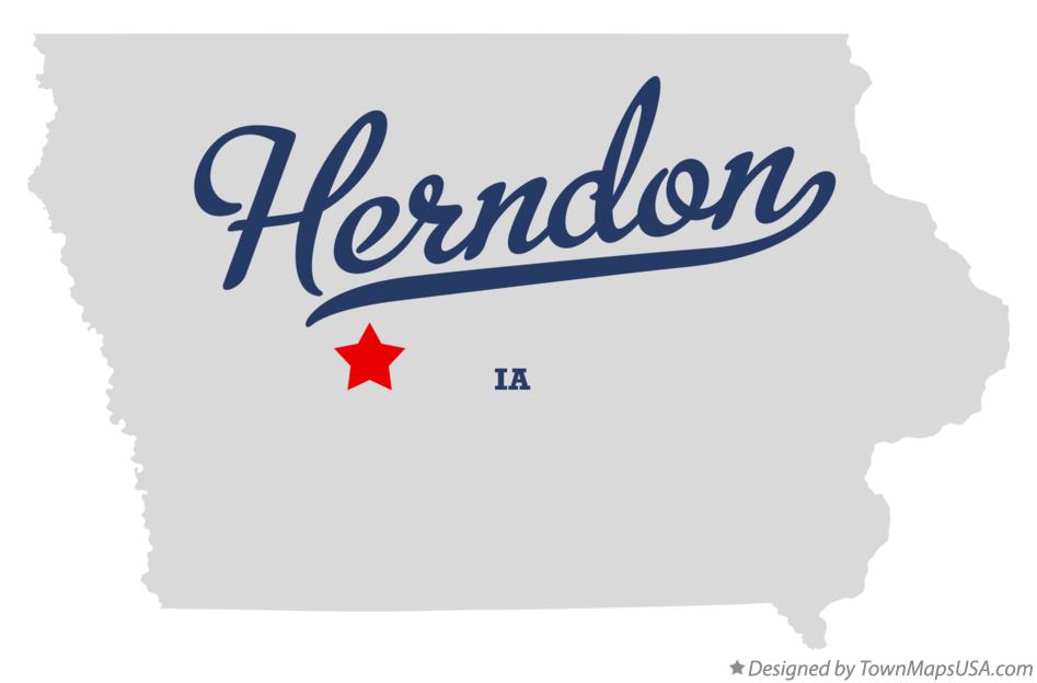 Map of Herndon Iowa IA