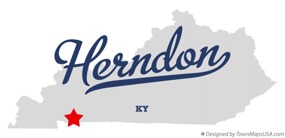 Map of Herndon Kentucky KY