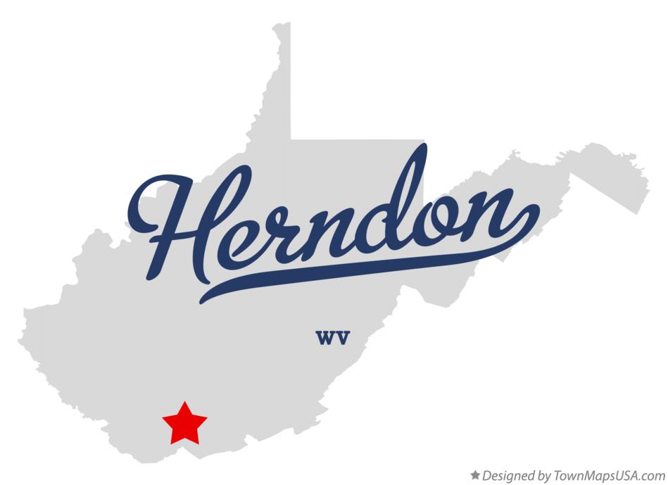 Map of Herndon West Virginia WV