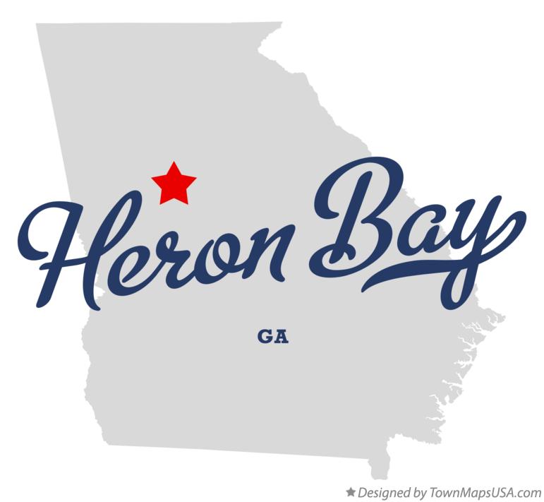 Map of Heron Bay Georgia GA