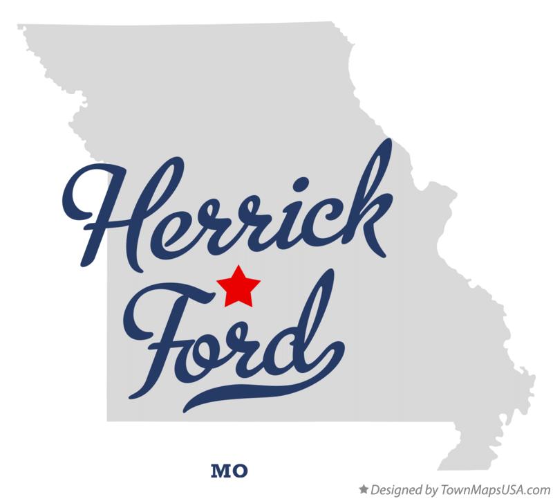 Map of Herrick Ford Missouri MO