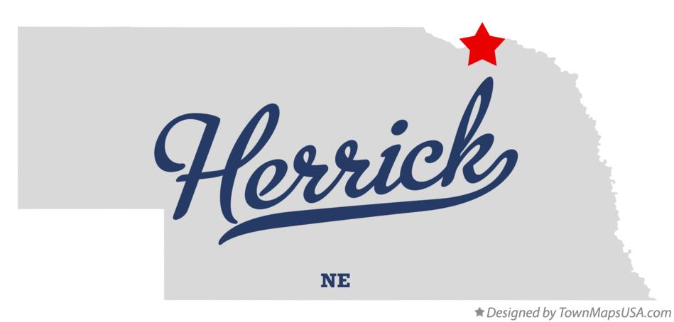 Map of Herrick Nebraska NE
