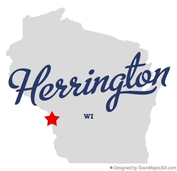 Map of Herrington Wisconsin WI