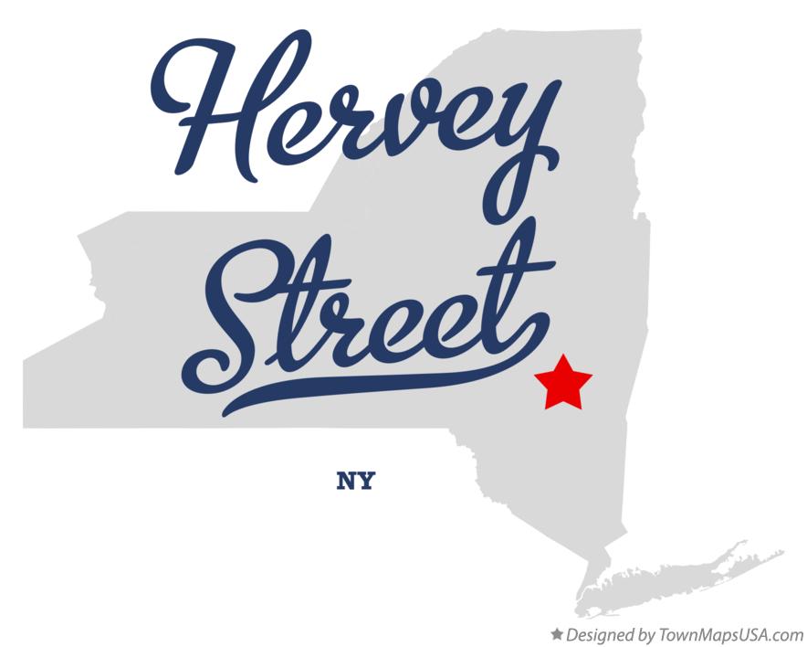 Map of Hervey Street New York NY