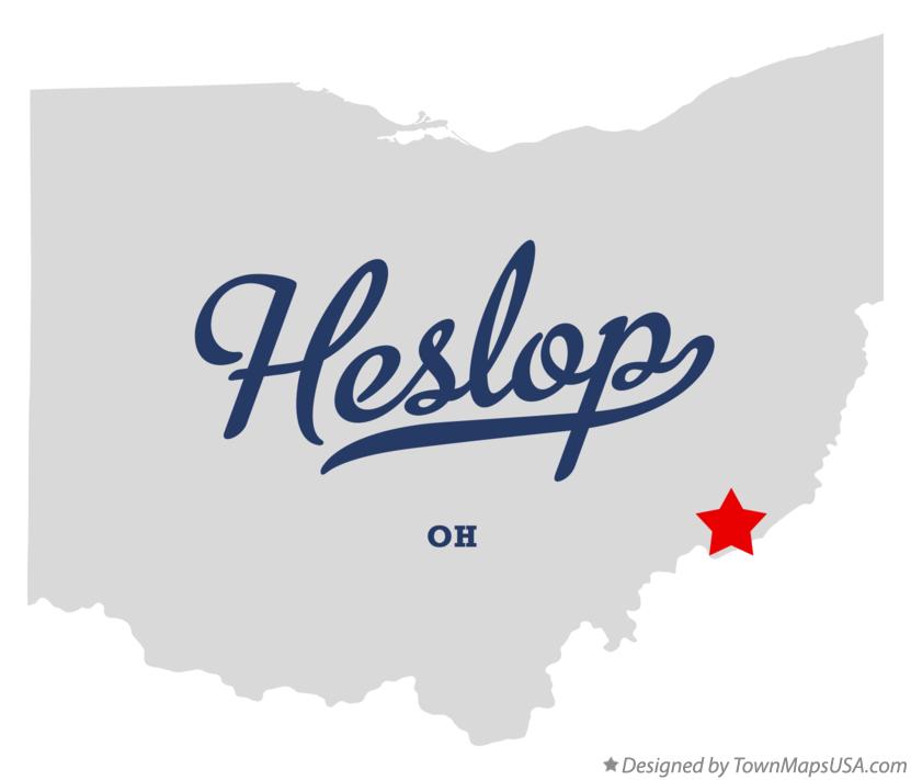 Map of Heslop Ohio OH