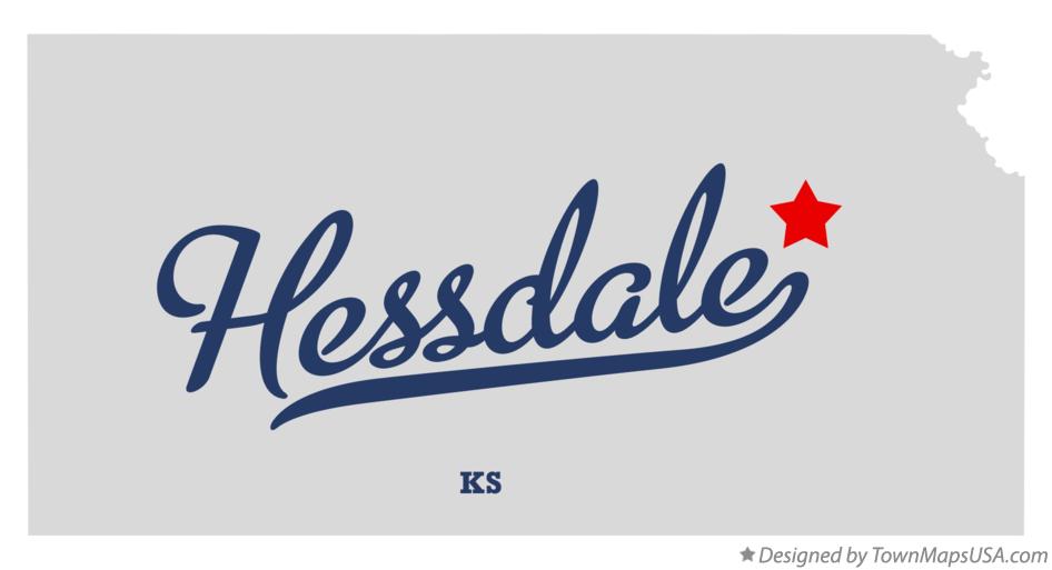 Map of Hessdale Kansas KS