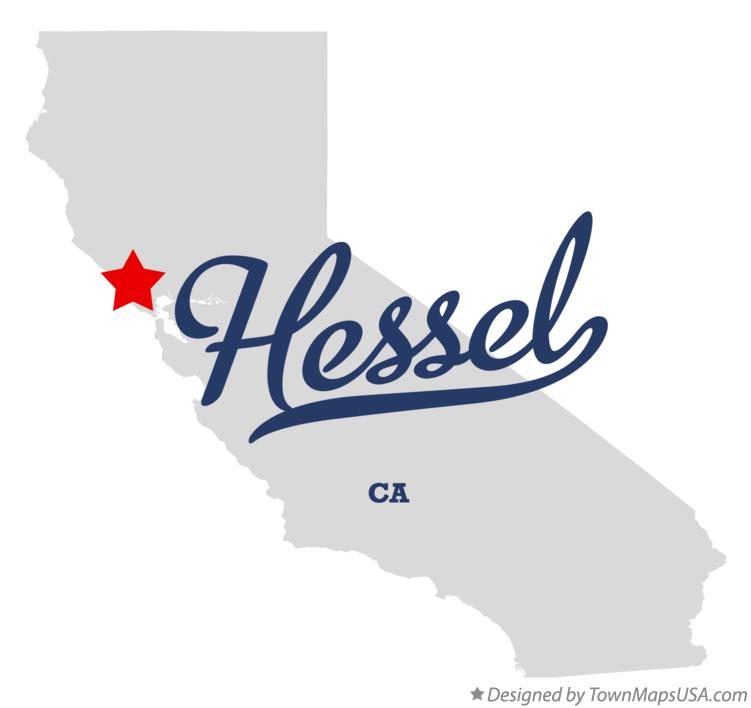 Map of Hessel California CA