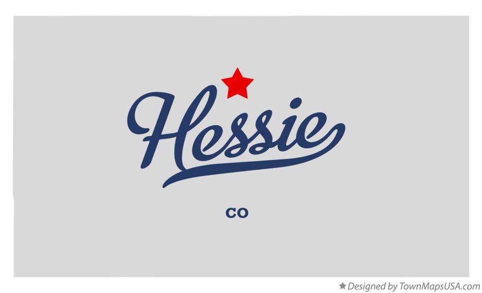 Map of Hessie Colorado CO