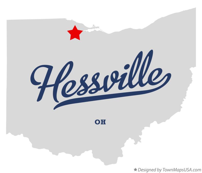 Map of Hessville Ohio OH