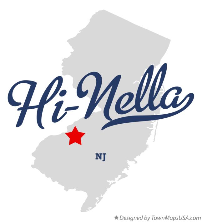 Map of Hi-Nella New Jersey NJ