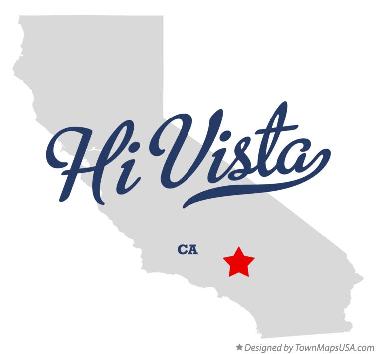 Map of Hi Vista California CA