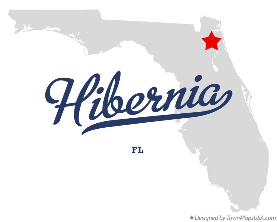 Map of Hibernia Florida FL