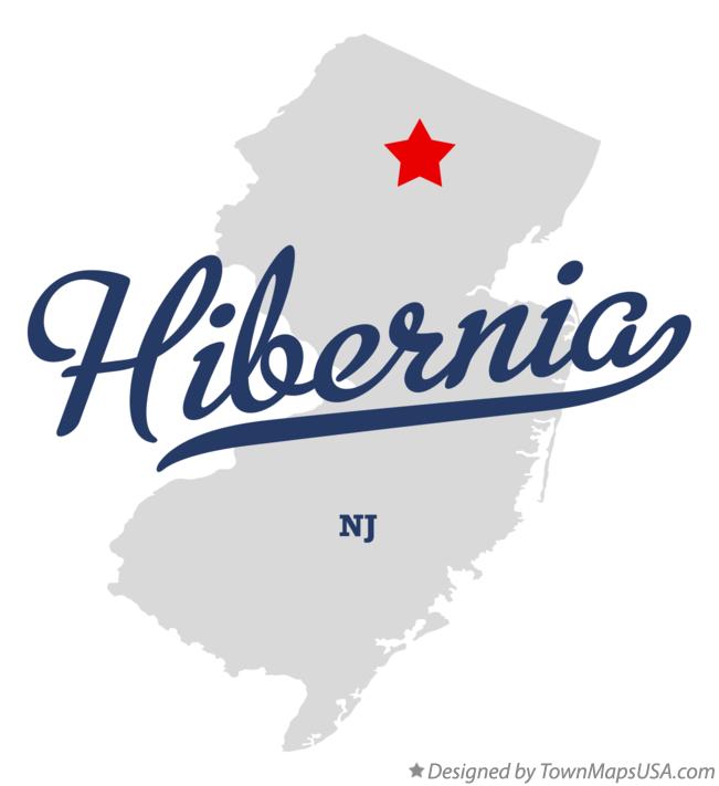 Map of Hibernia New Jersey NJ