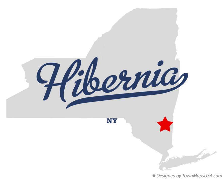 Map of Hibernia New York NY