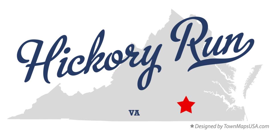 Map of Hickory Run Virginia VA