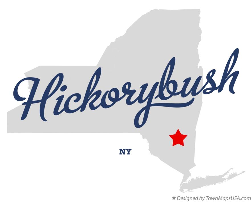 Map of Hickorybush New York NY