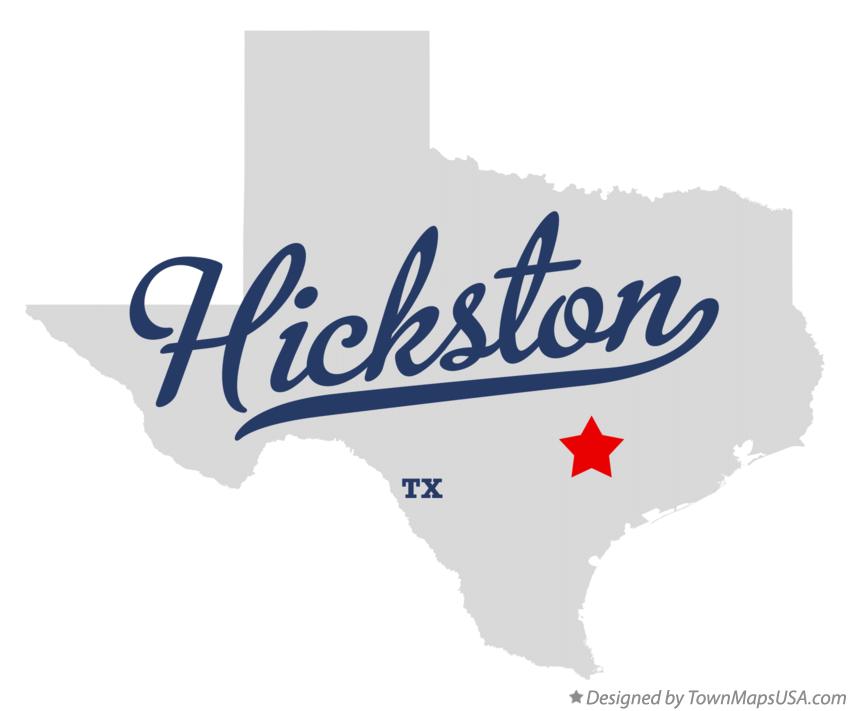 Map of Hickston Texas TX