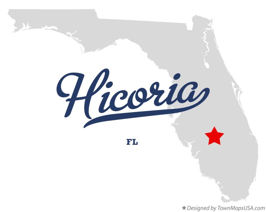 Map of Hicoria Florida FL