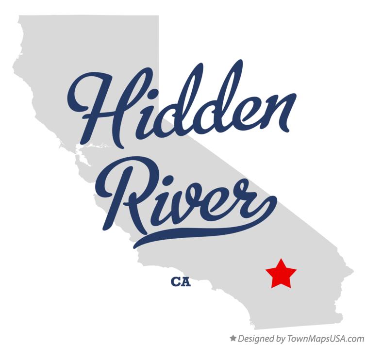 Map of Hidden River California CA