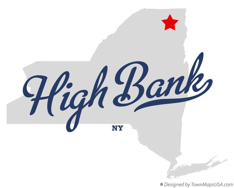 Map of High Bank New York NY