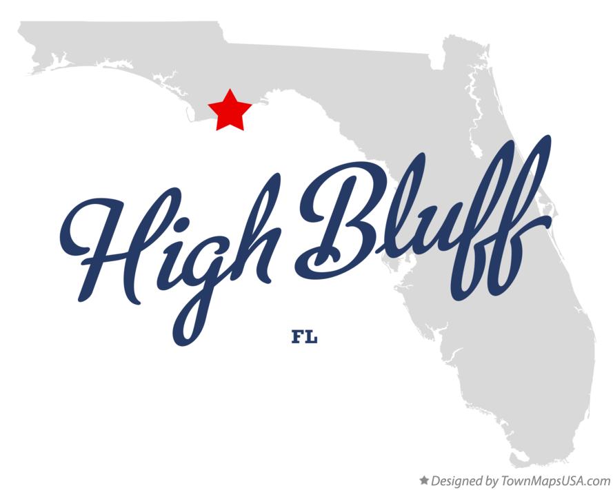 Map of High Bluff Florida FL