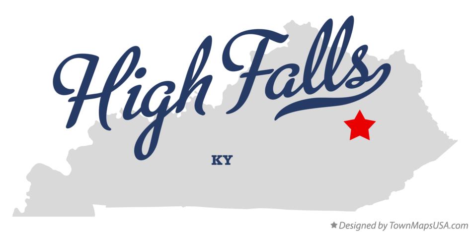 Map of High Falls Kentucky KY