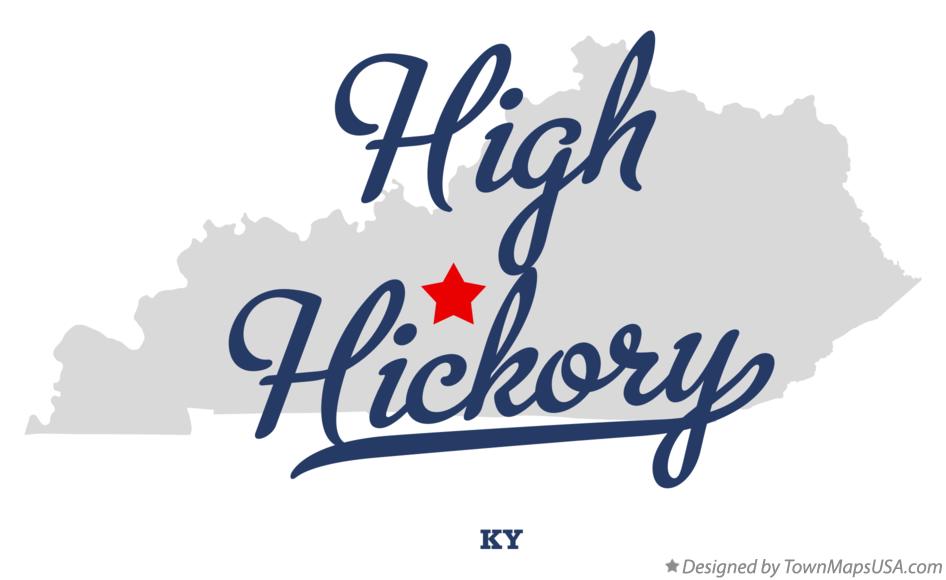 Map of High Hickory Kentucky KY