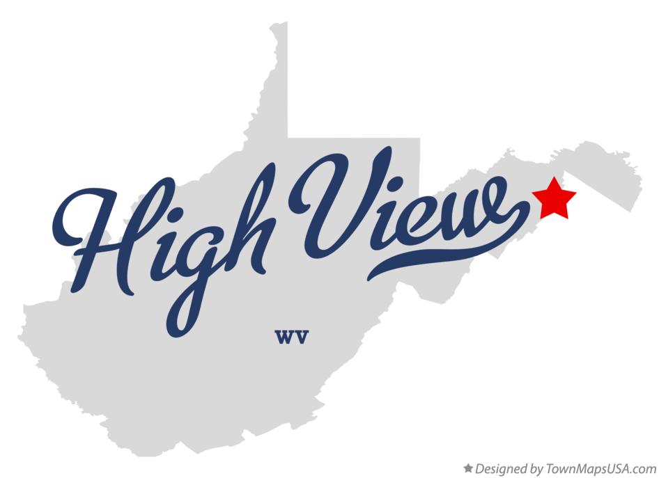 Map of High View West Virginia WV
