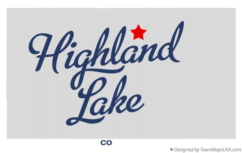 Map of Highland Lake Colorado CO
