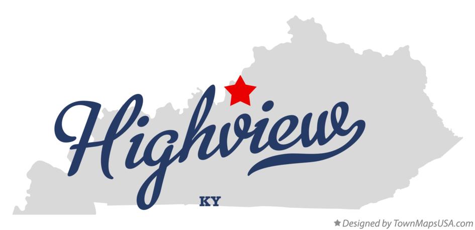 Map of Highview Kentucky KY