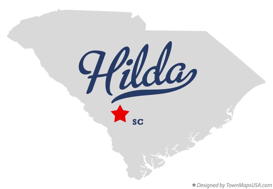 Map of Hilda South Carolina SC