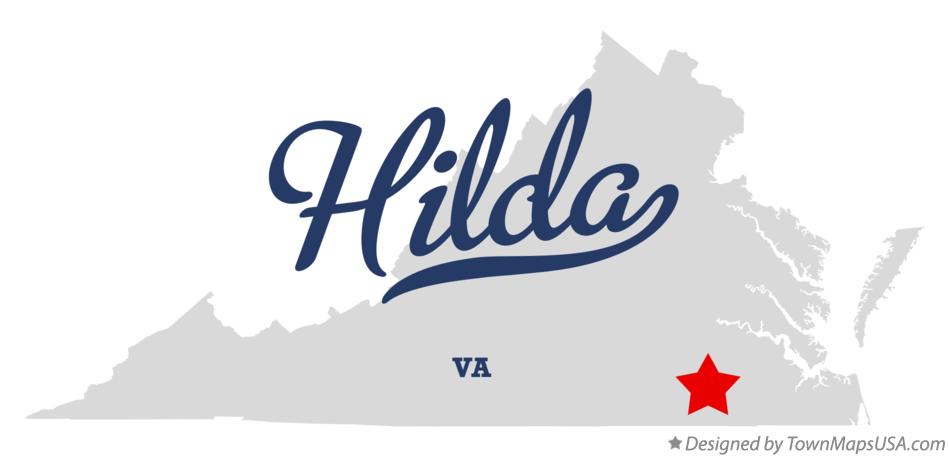 Map of Hilda Virginia VA